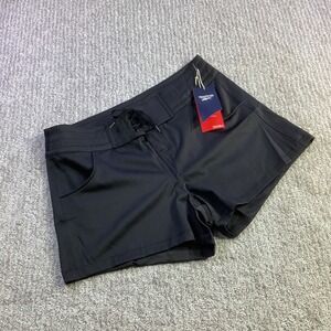 Reebok Beachy Swim Shorts Womens Black Board Shorts Quick Dry UPF 50 Size 6 NWT